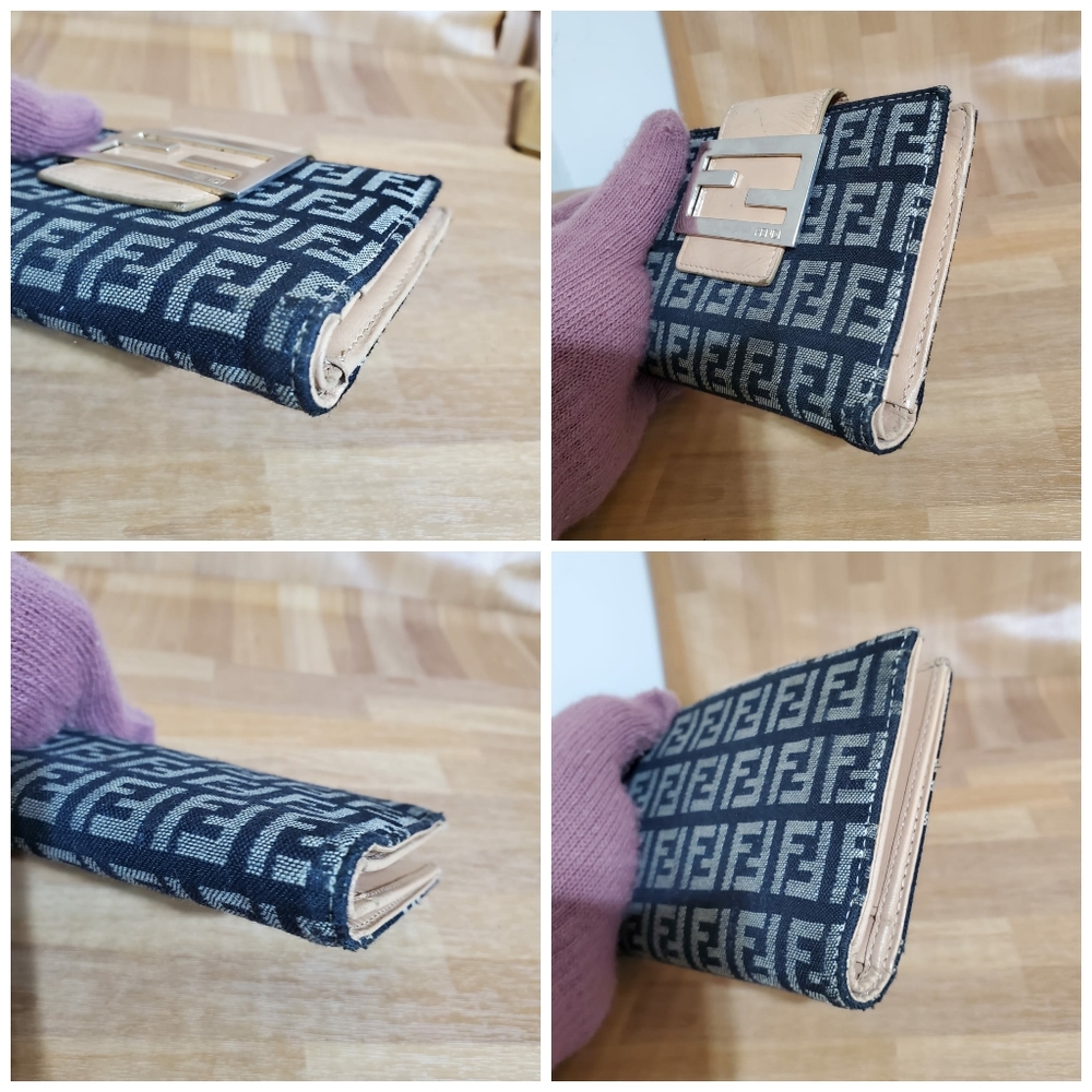 FendiVintage French Wallet with Leather Compact - Picture 5 of 6